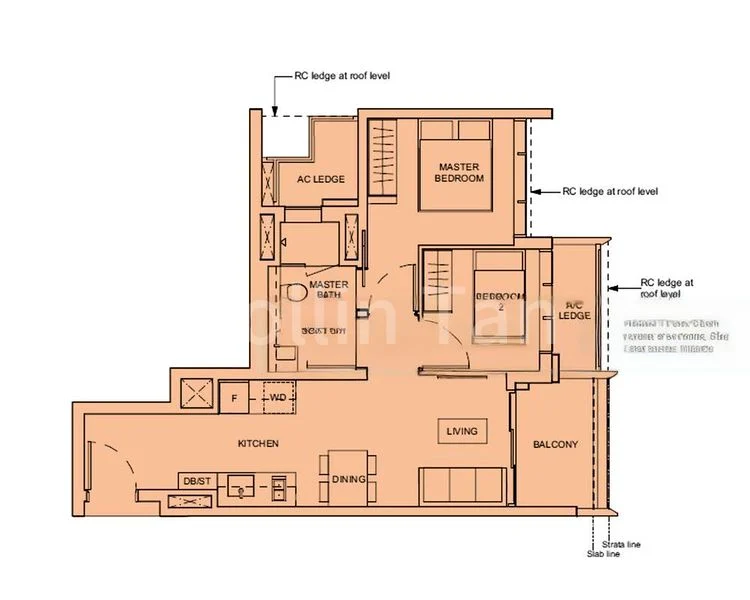 2 Bed Condo for Rent in Haus on Handy - Image 8