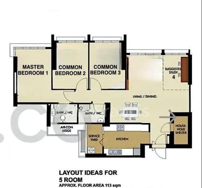 5 Room (5I) HDB for Sale in  455B Ang Mo Kio Street 44 - Image 12