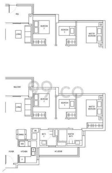 3 Bed (Condo) for Rent in  JadeScape - Image 7