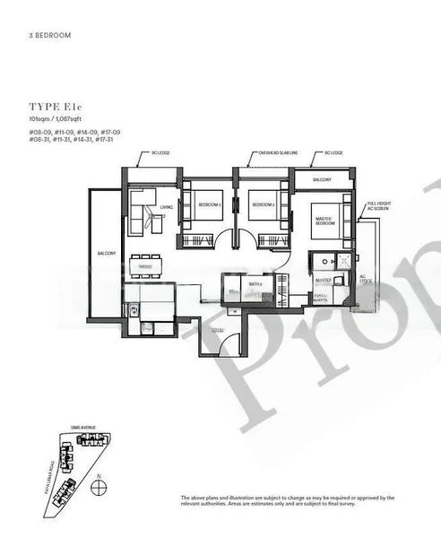 3 Bed Condo for Sale in  Park Place Residences at Plq - Image 17