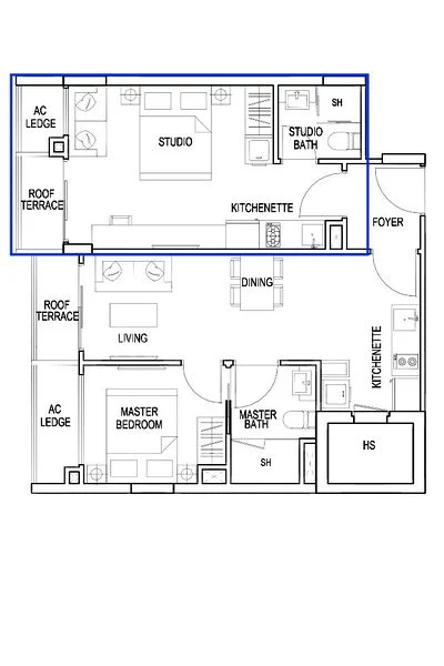 Studio Condo for Rent in Kensington Square - Image 5