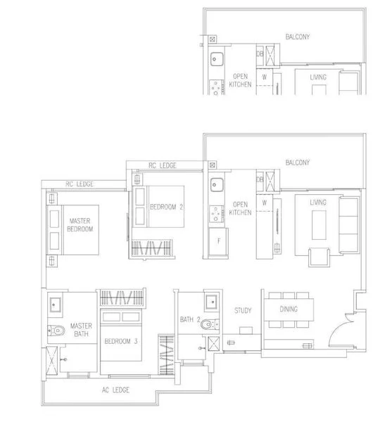 3 Bed Executive Condo for Rent in The Visionaire - Image 6