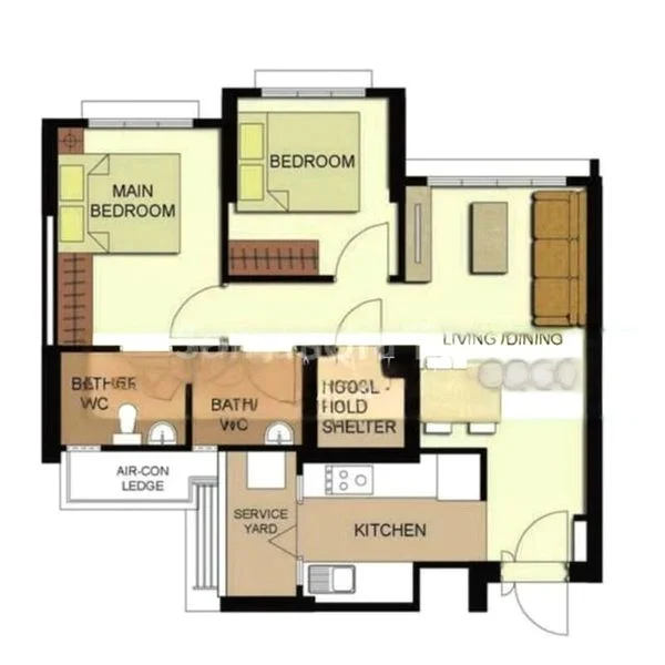 3 Room (3A) HDB for Rent in  80B Telok Blangah Street 31 - Image 10