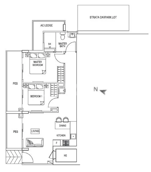 2+1 Bed Apartment (Condo) for Sale in  The Serenno - Image 15
