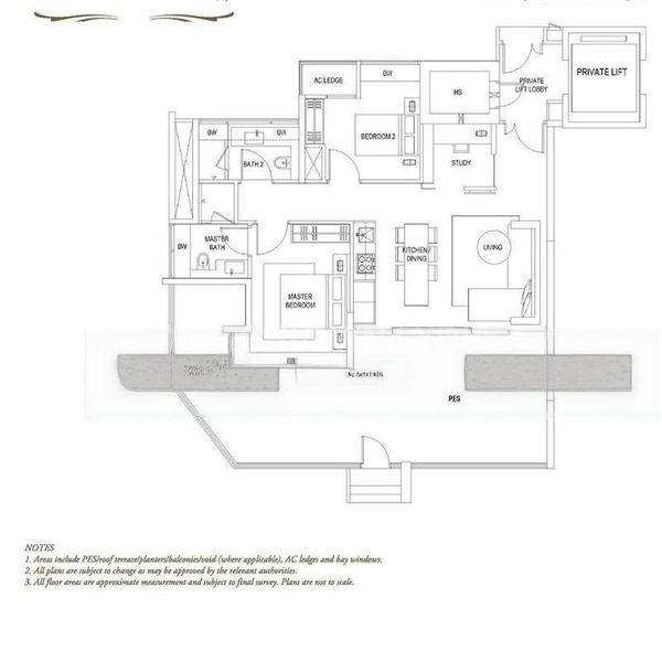 2+1 Bed Condo for Rent in  The Laurels - Image 12
