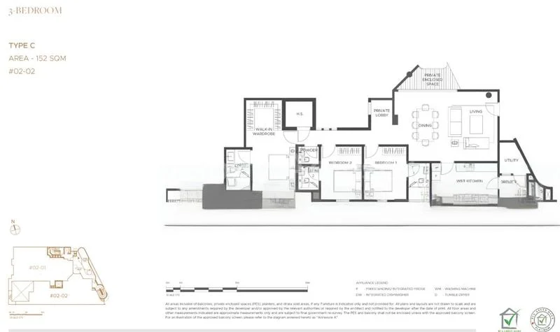 3 Bed Condo for Sale in  Alocassia Apartments - Image 5