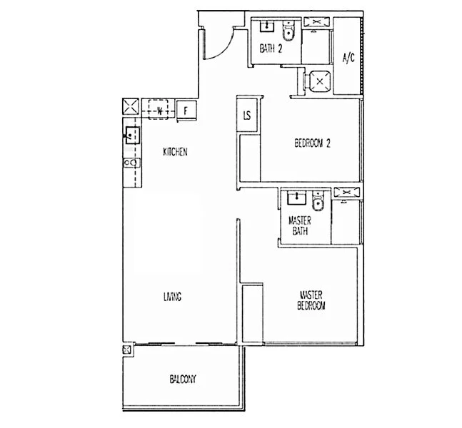 2 Bed Condo for Rent in  Eight Courtyards - Image 12