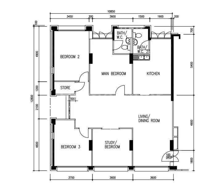 5 Room (5I) HDB for Sale in 413 Yishun Ring Road - Image 12