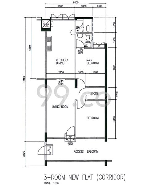 Common Room (HDB) for Rent in  255 Ang Mo Kio Avenue 4 - Image 7