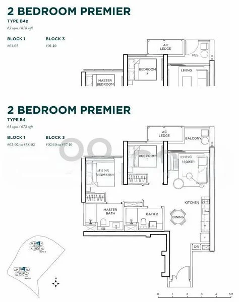 2 Bed Condo for Rent in  Gem Residences - Image 6