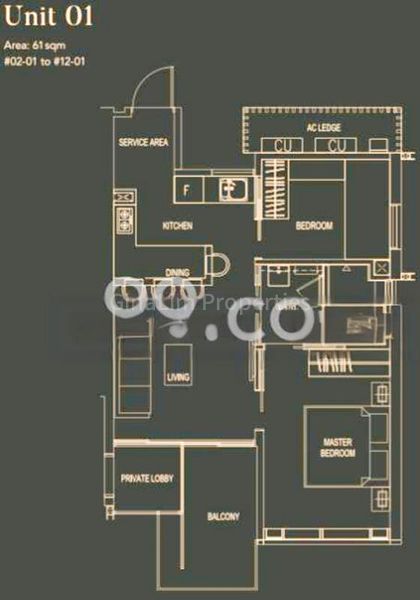 2 Bed Condo for Rent in  8 Hullet - Image 11