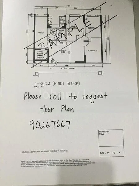 3 Room (3NG) HDB for Rent in  115 Serangoon North Avenue 1 - Image 14