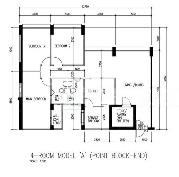 4 Room (4A) HDB for Sale in  14A Telok Blangah Crescent - Image 9
