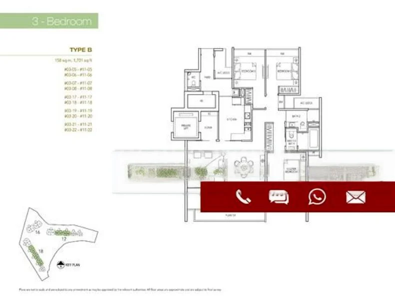 3 Bed Condo for Rent in  Parvis - Image 5