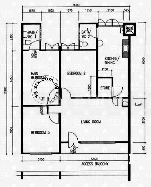 4 Room (4S) HDB for Rent in  337 Bukit Batok Street 34 - Image 14