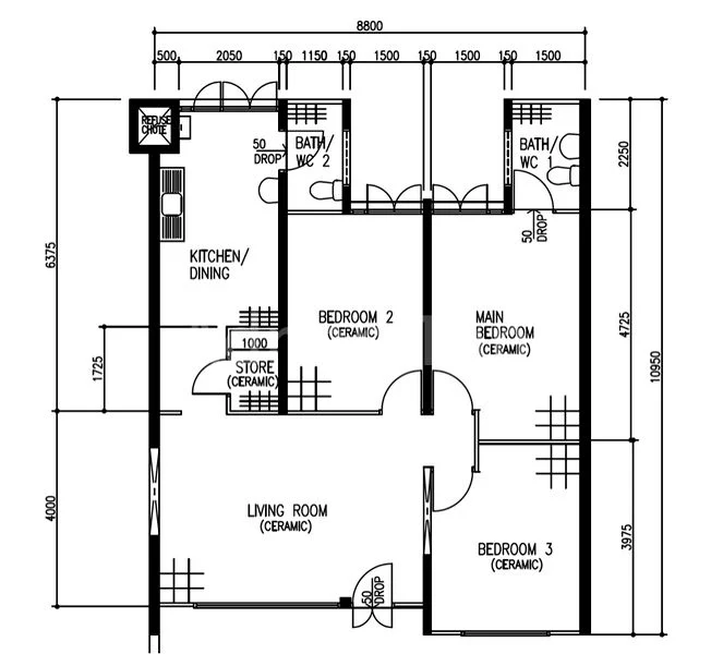 4 Room (4S) HDB for Sale in  532 Hougang Avenue 6 - Image 9