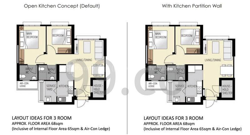 3 Room (3A) HDB for Sale in 150A Corporation Drive - Image 7