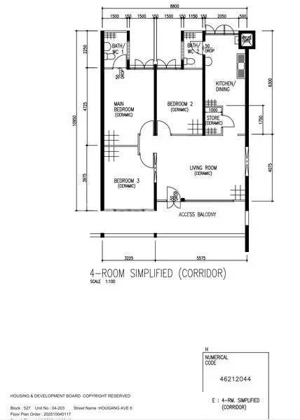 4 Room (4S) HDB for Sale in  527 Hougang Avenue 6 - Image 14