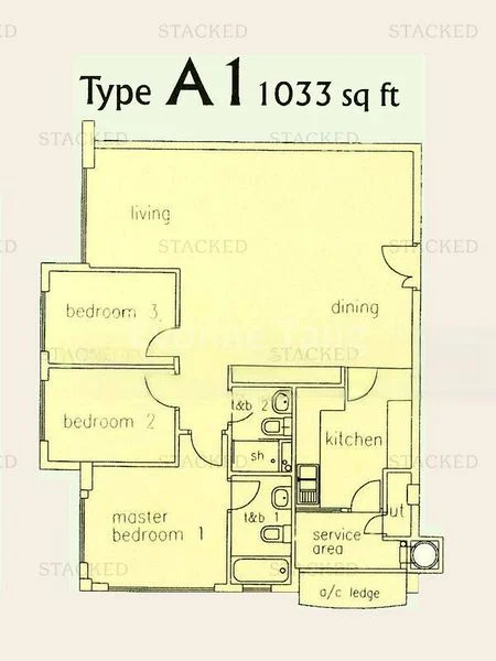 3 Bed Apartment (Condo) for Sale in  The Woodgrove - Image 5