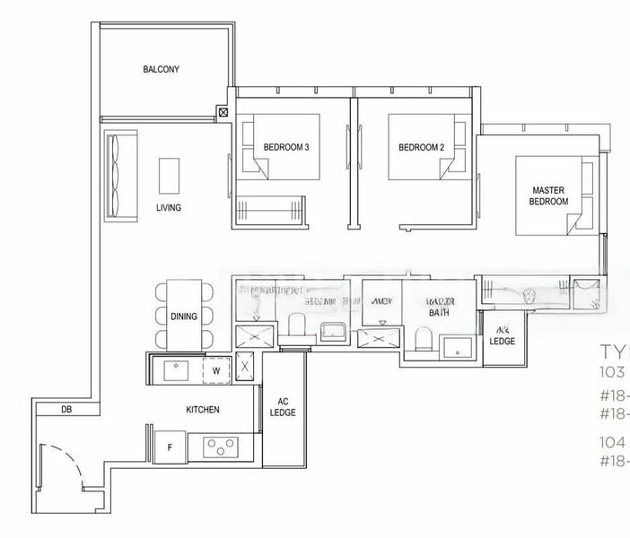 3 Bed Condo for Sale in  The Florence Residences - Image 13