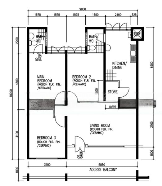 4 Room (4S) HDB for Sale in 327 Ubi Avenue 1 - Image 8