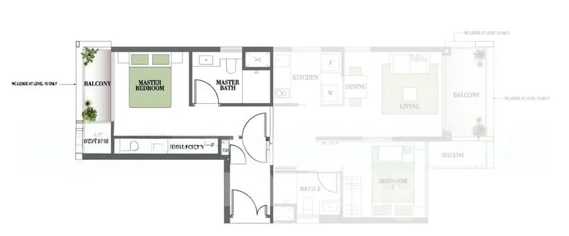 Master Room (Condo) for Rent in Botanique At Bartley - Image 9