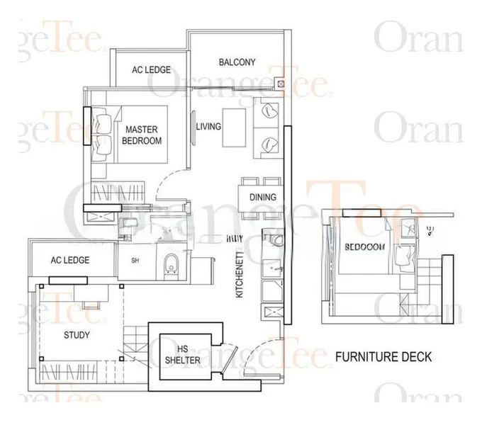 2 Bed Condo for Rent in  Urban Vista - Image 4