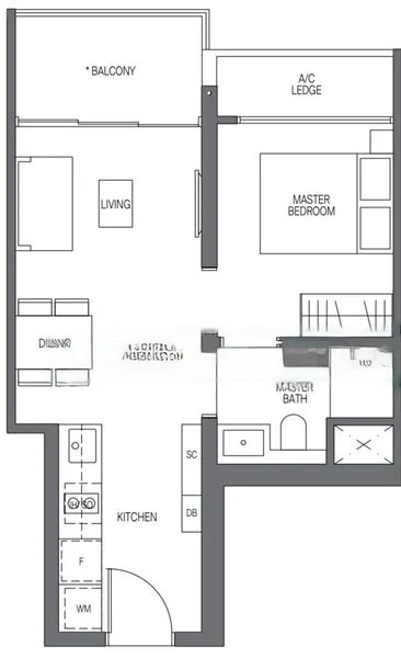 1 Bed Condo for Rent in  Midtown Modern - Image 17