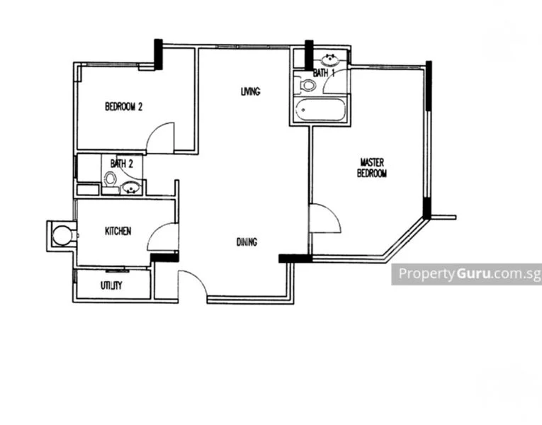2 Bed Condo for Rent in  Leedon 2 - Image 5