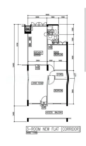 3 Room (3NG) HDB for Sale in  538 Ang Mo Kio Avenue 5 - Image 10