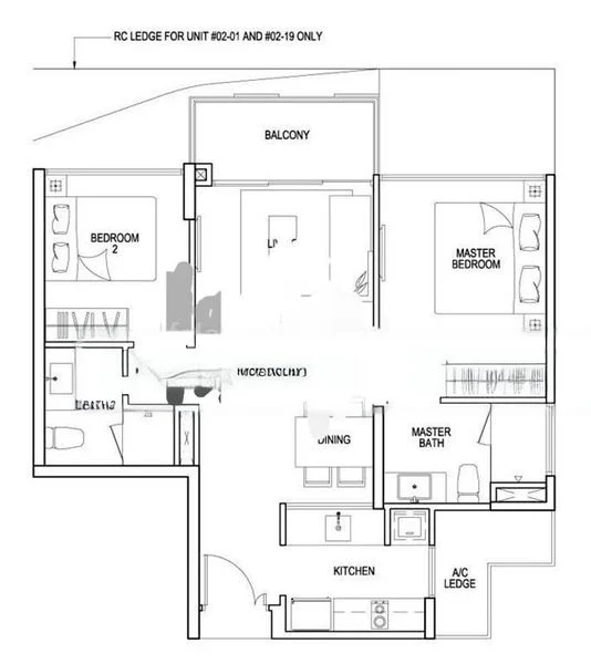 2 Bed Condo for Rent in  River Isles - Image 8