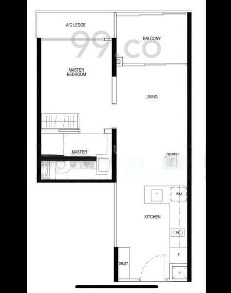 1 Bed Condo for Rent in Daintree Residence - Image 8