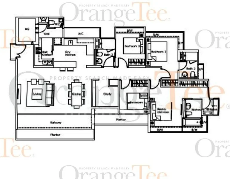 4 Bed Condo for Rent in Kovan Residences - Image 14