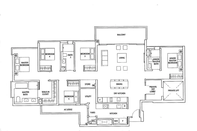5 Bed Condo for Sale in  JadeScape - Image 15