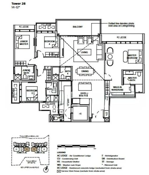 4 Bed Condo for Sale in  Sceneca Residence / Sceneca Square - Image 11