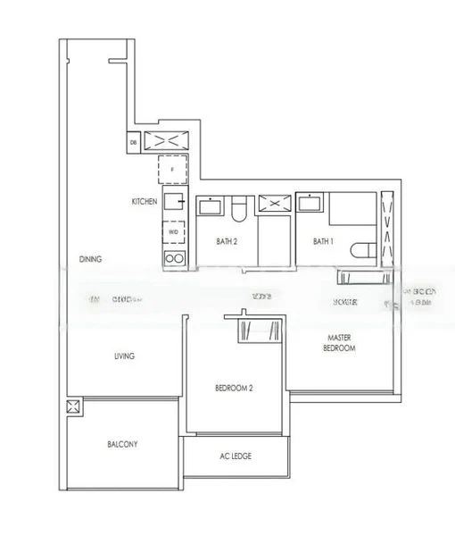 2 Bed Condo for Sale in  Treasure at Tampines - Image 9