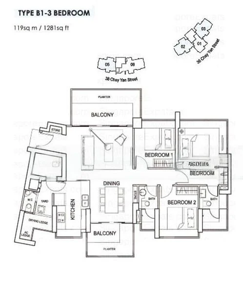 3 Bed Condo for Rent in  The Regency At Tiong Bahru - Image 19