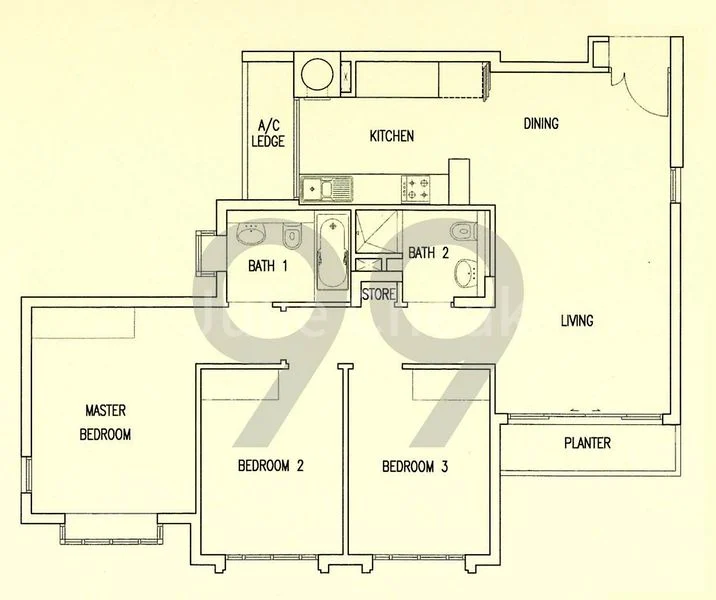 3 Bed Apartment (Condo) for Sale in  Robertson 100 - Image 17