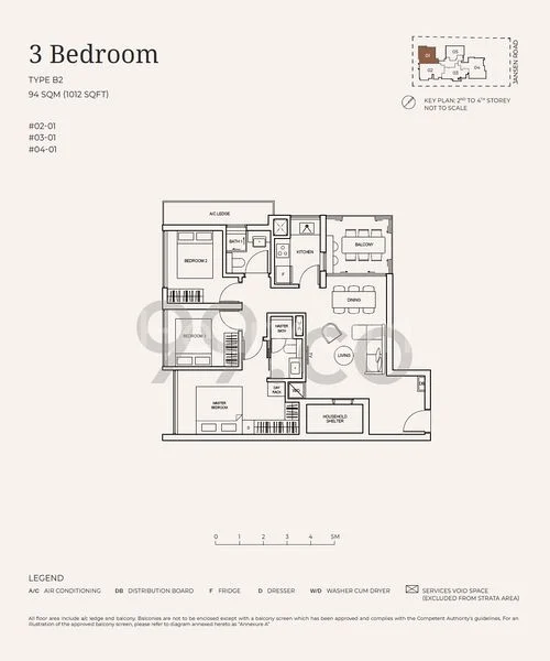 3 Bed Apartment (Condo) for Sale in Jansen House - Image 15