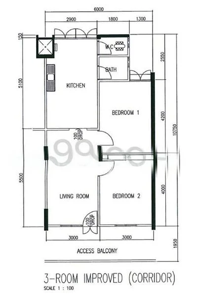 3 Room (3I) HDB for Rent in  166 Stirling Road - Image 4