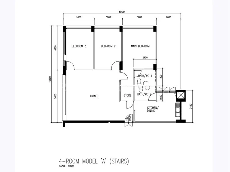 4 Room (4A) HDB for Sale in  407 Serangoon Avenue 1 - Image 9