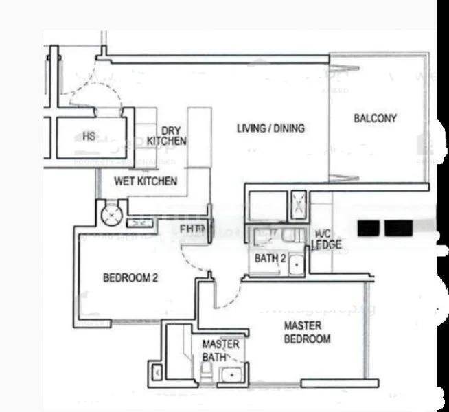 2 Bed Condo for Sale in  Hillsta - Image 8