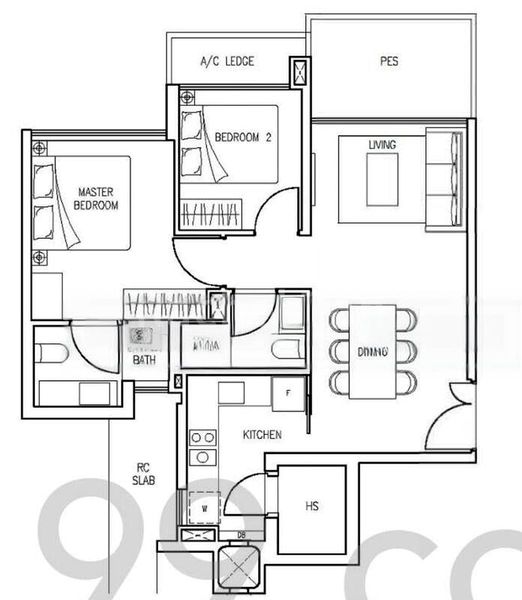 2 Bed Condo for Rent in  Stars Of Kovan - Image 15