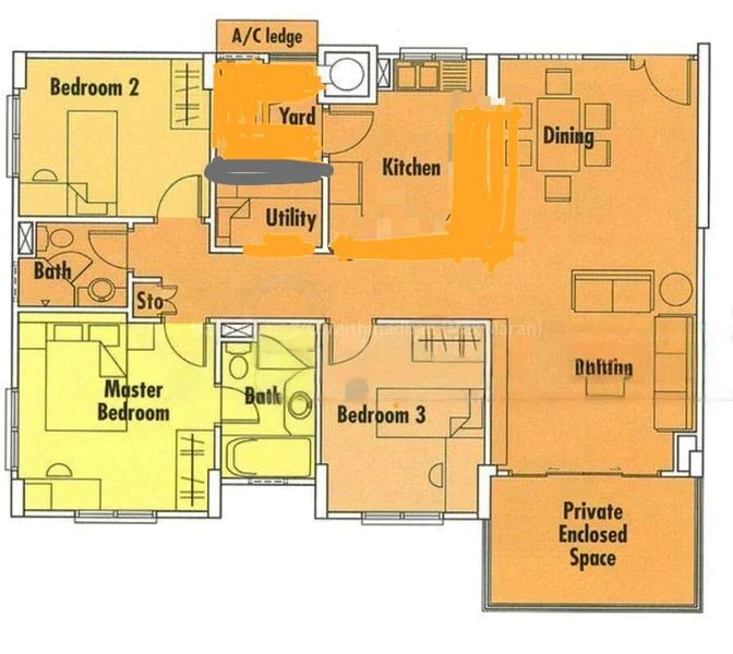 3 Bed Condo for Rent in  Springdale Condominium - Image 13