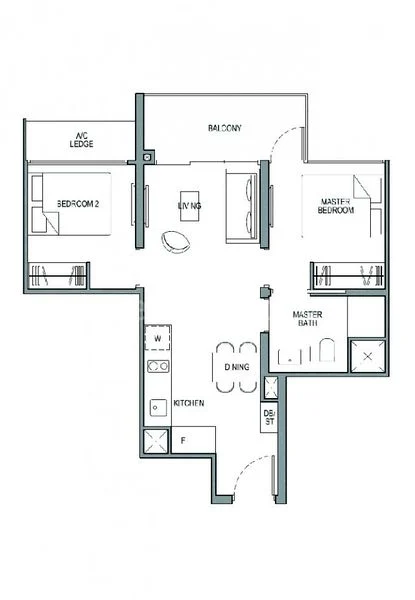 2 Bed (Condo) for Rent in  Park Colonial - Image 7