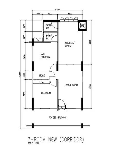 3 Room (3NG) HDB for Sale in  611 Ang Mo Kio Avenue 5 - Image 10