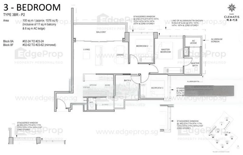 3 Bed Condo for Rent in  Parc Clematis - Image 8