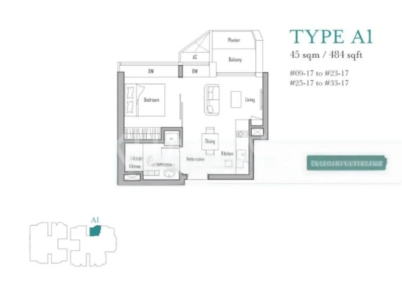 1 Bed Condo for Rent in  UIC Building - Image 9