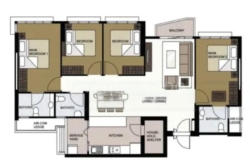 Room (HDB) for Rent in  322B Sumang Walk - Image 7
