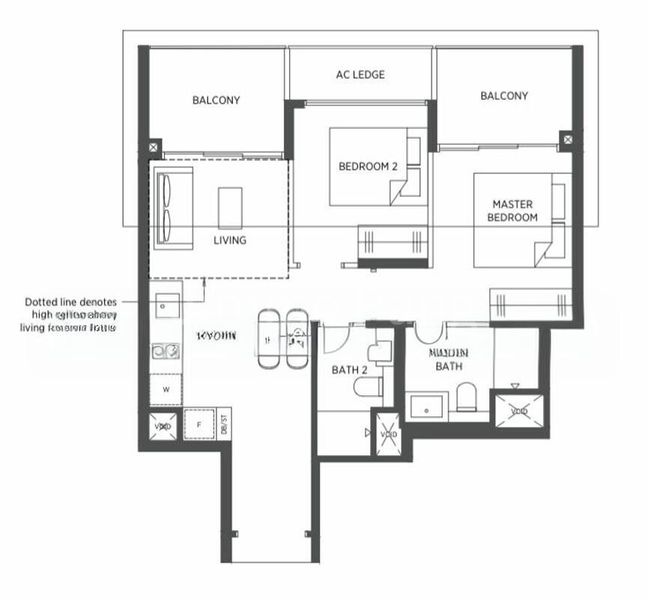 2 Bed Condo for Rent in  Parc Esta - Image 4